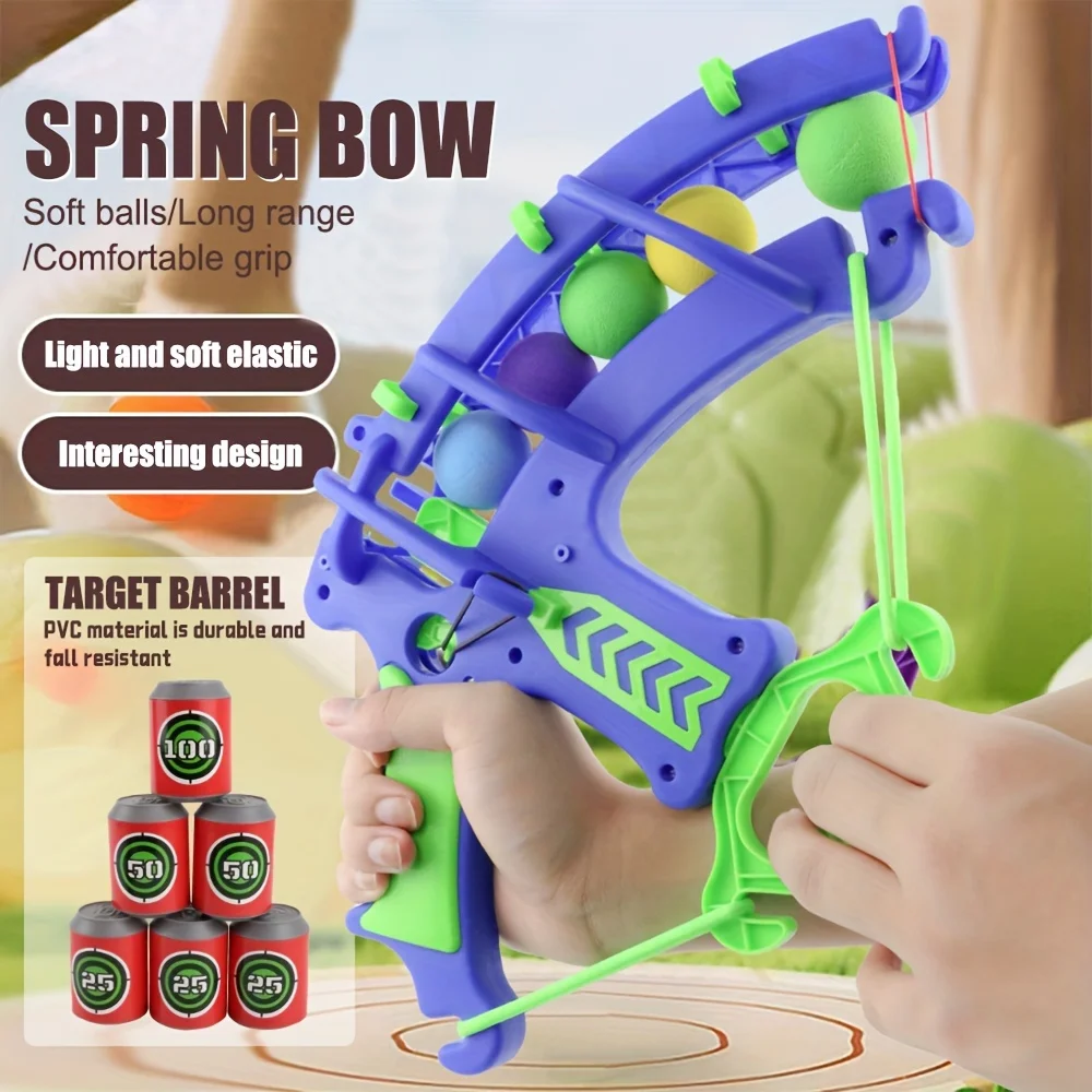 Juego de arco y flechas con bolas adhesivas