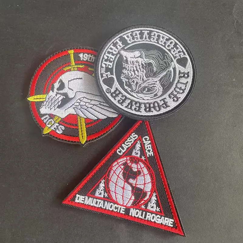 Parche bordado táctico emblema de brigada de asalto – para MOLLE - imagen 5