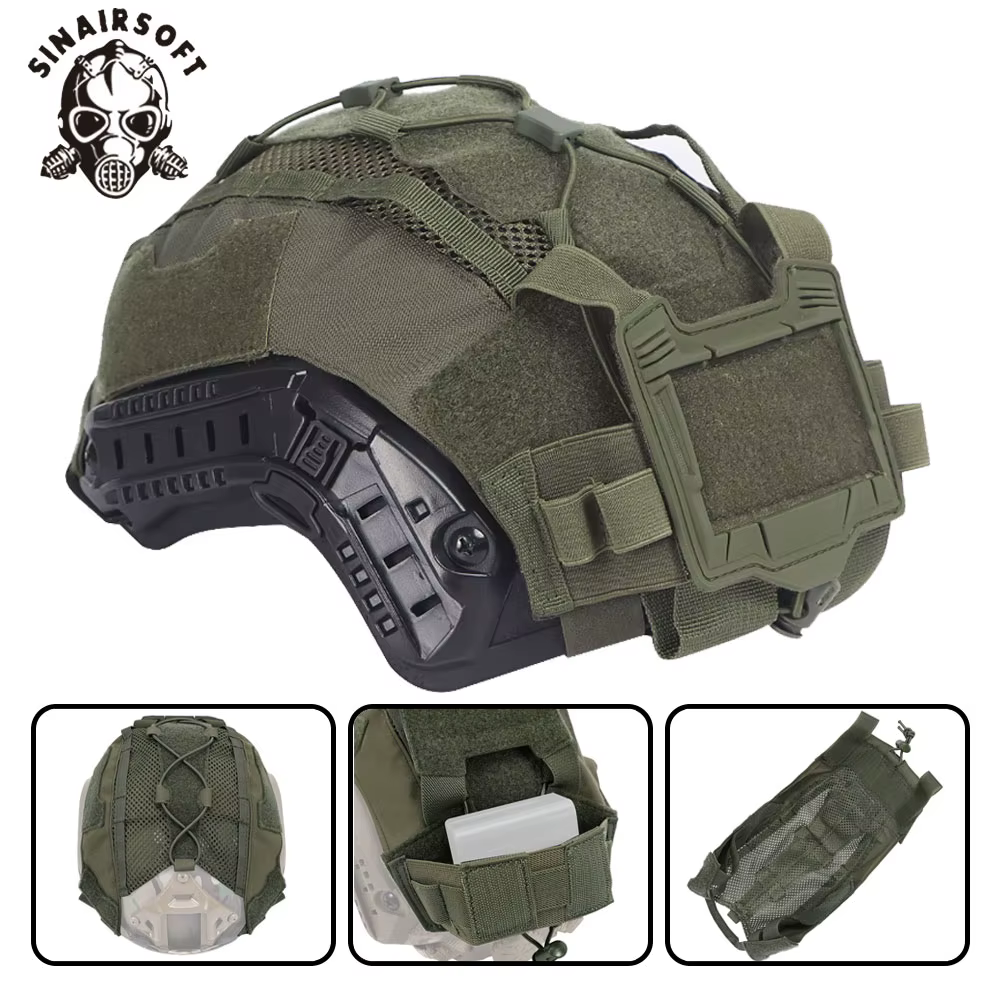 Detalle de la bolsa para batería NVG con contrapeso