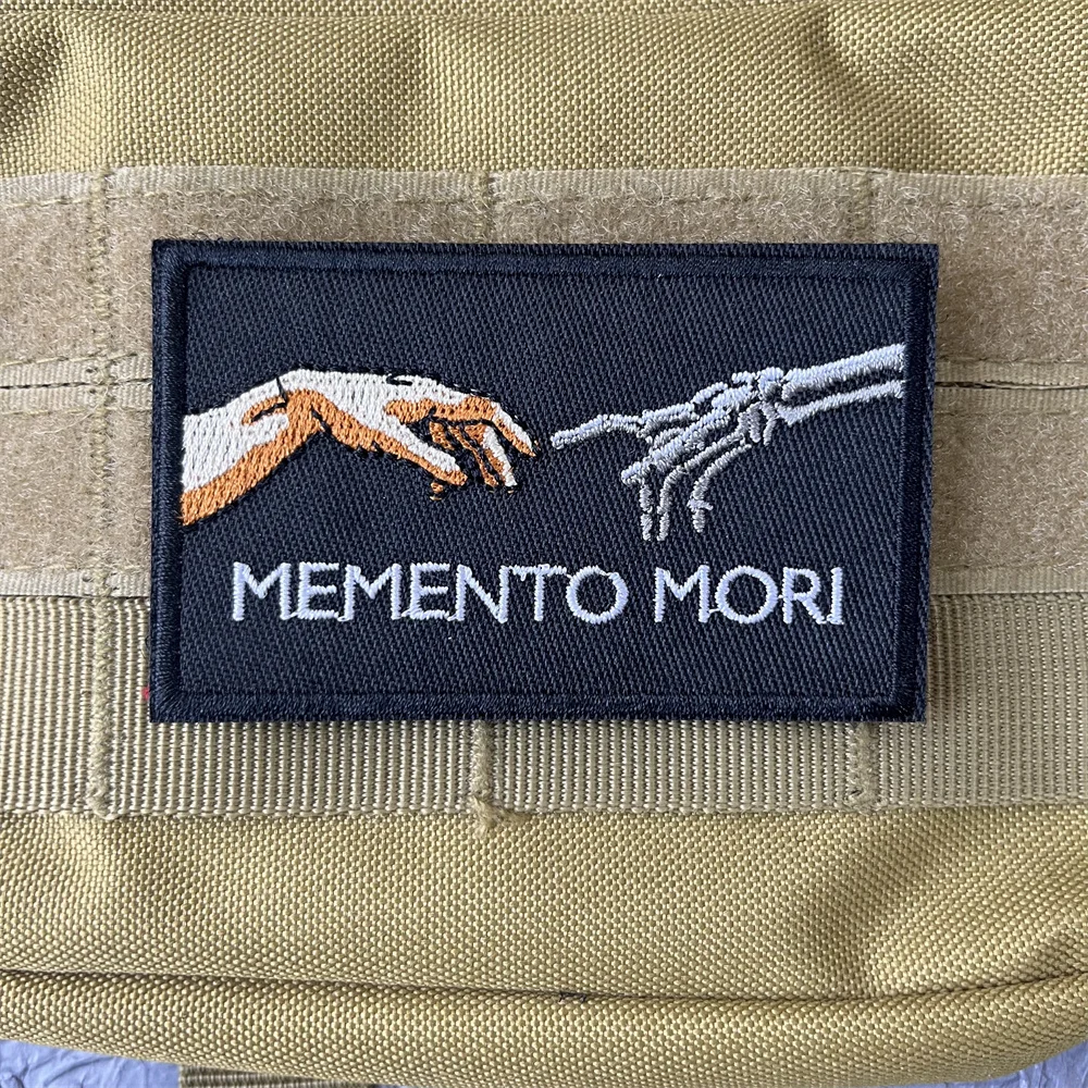 Parche bordado velcro negro MOLLE compatible – Táctico militar - imagen 3