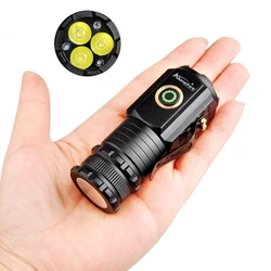 Linterna LED táctica USB recargable 3xP35 potencia exteriores pesca