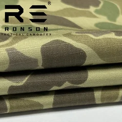 Tela táctica ripstop Duck Hunter Woodland NYCO para uniformes