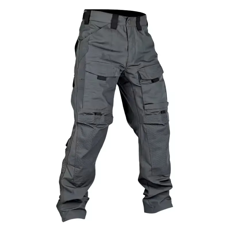 Pantalones tácticos impermeables cargo multibolsillo ripstop hombre - imagen 2