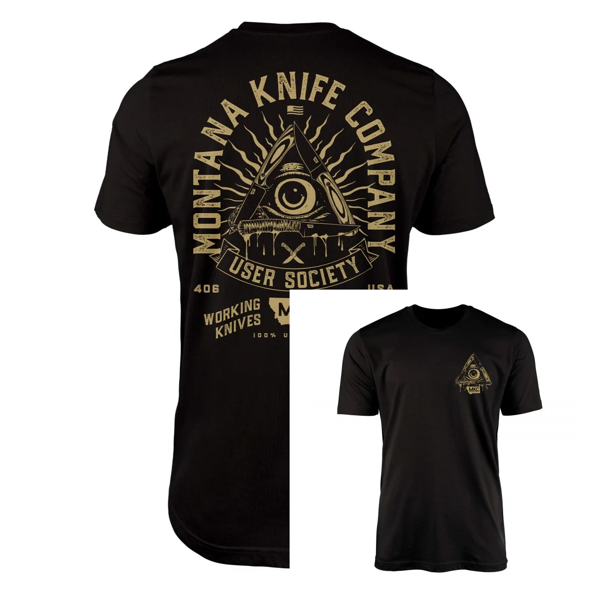 Camiseta táctica MKC User Society 2026 unisex lujo