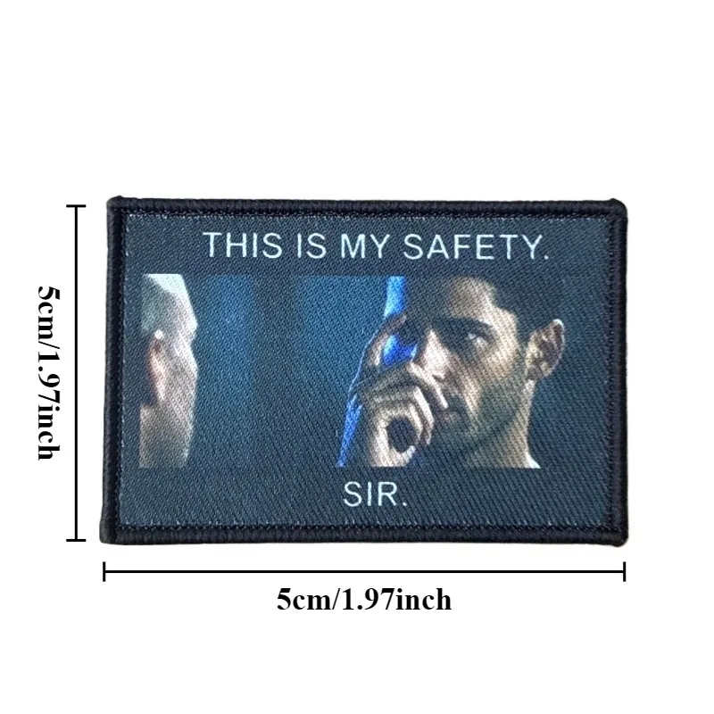 Parche táctico gancho y bucle This Is My Safety Sir para mochila - imagen 3