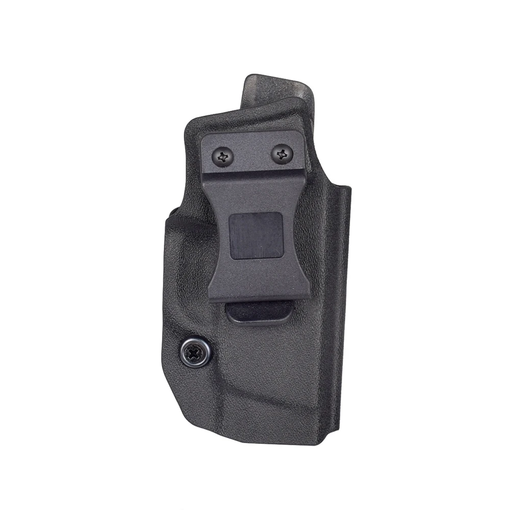 Funda junto a una pistola M&P Bodyguard 380 para referencia de escala