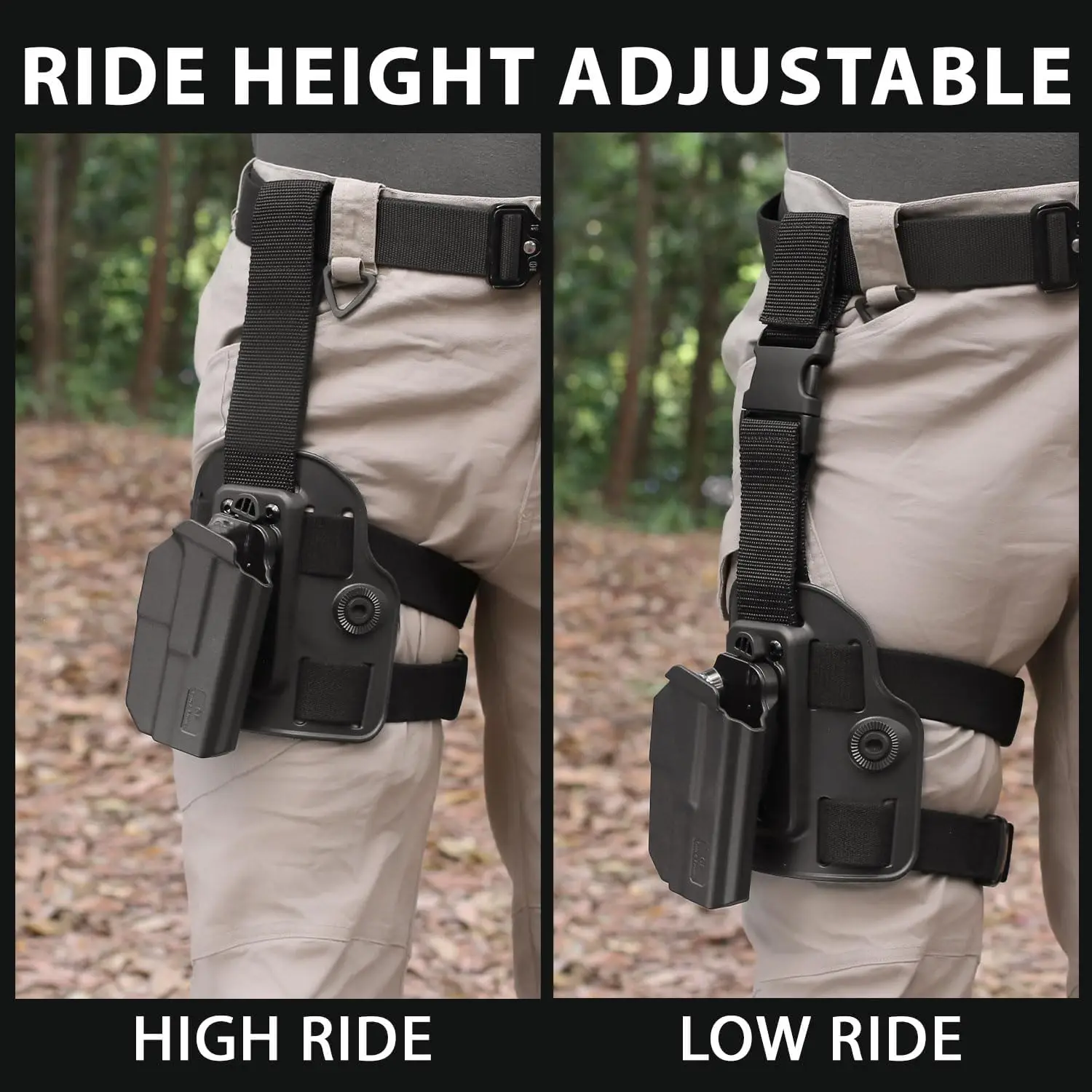 Funda táctica pierna Thumb Release Glock 19/23/32 - imagen 2