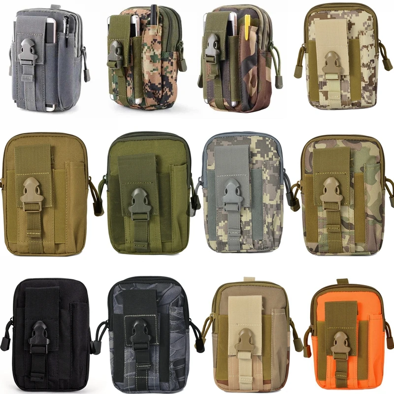 Cinturón táctico MOLLE con bolsa compacta para senderismo y caza - imagen 5