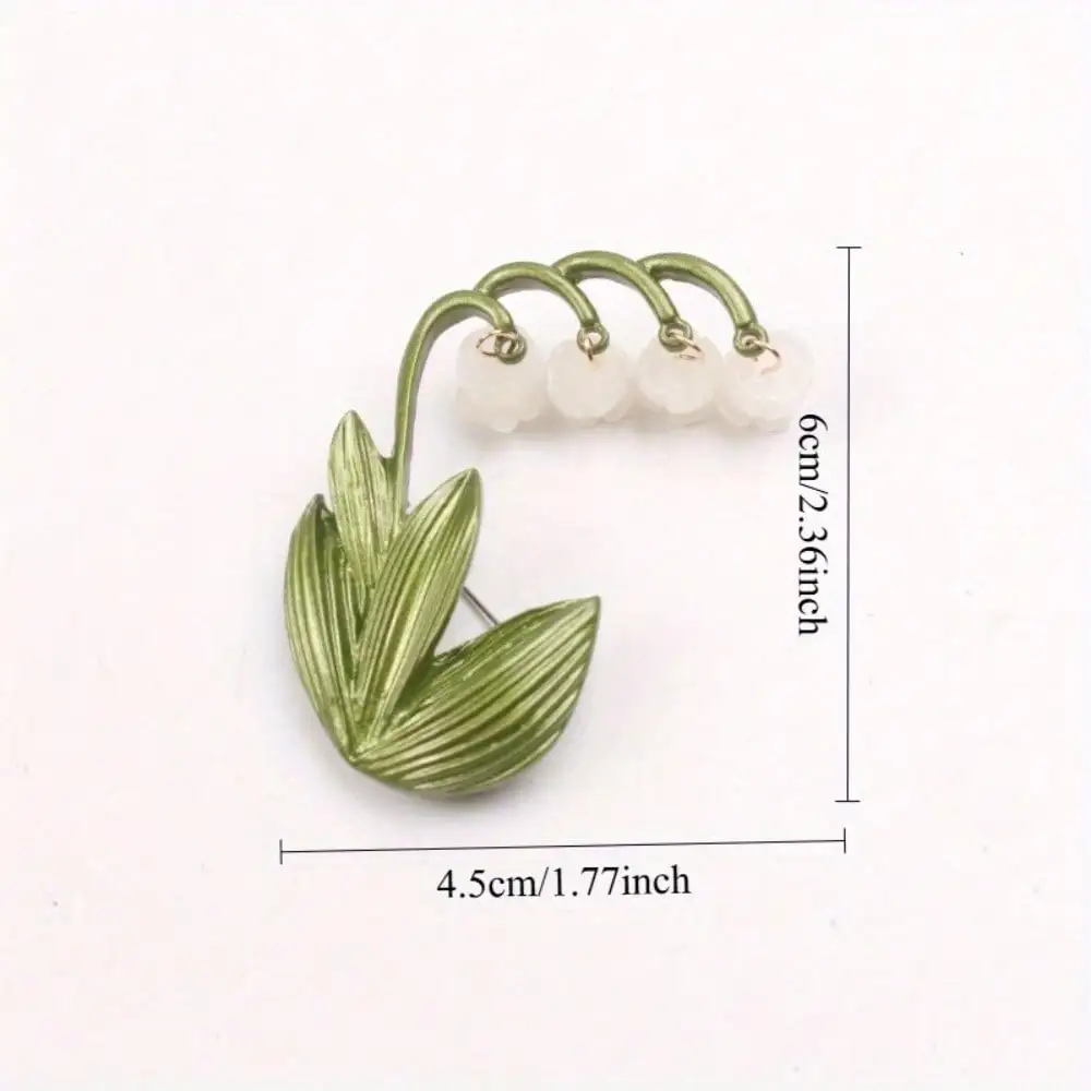 Broche Lirio del Valle en detalle
