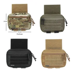 Chaleco táctico con bolsa pectoral y abdominal MOLLE