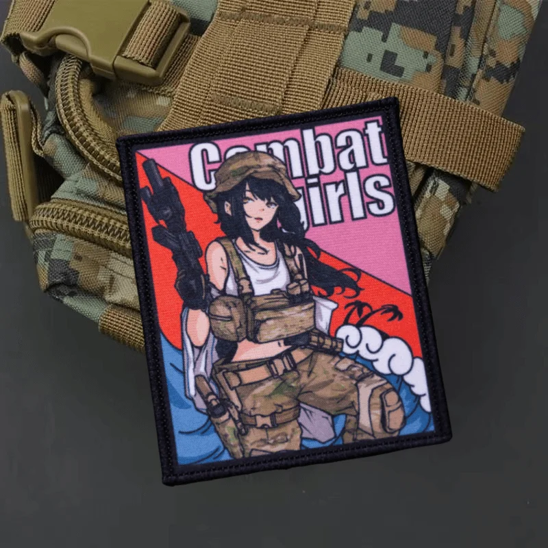 Gold Coast Morale Parche táctico anime de gancho y bucle para mochila - imagen 5