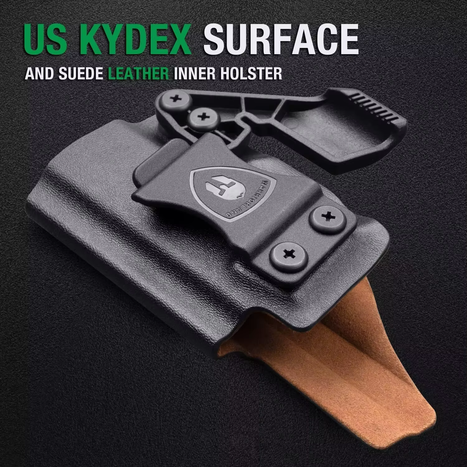 SIG P365XL Funda Kydex IWB cuero, corte óptica y garra diestra - imagen 5