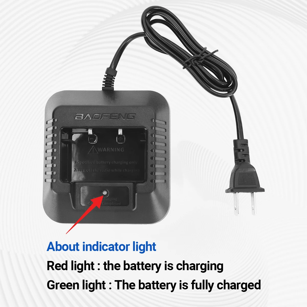 Cargador UV-5R USB Baofeng para batería Li-ion de radio portátil - imagen 5