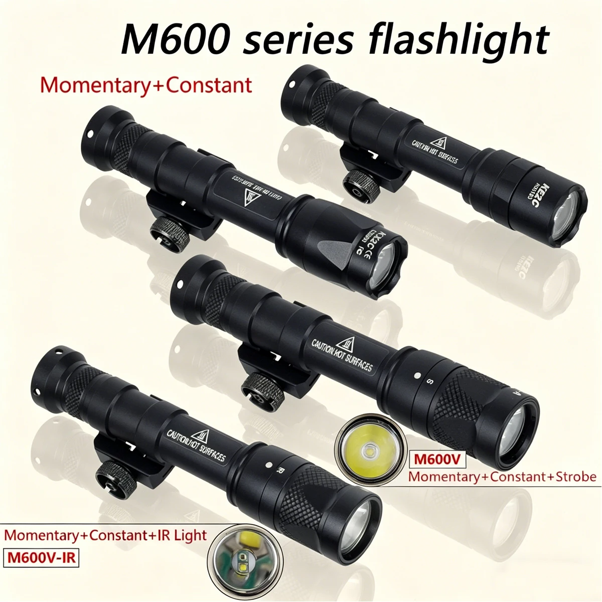SureFire M600V linterna táctica IR LED para riel Picatinny - imagen 4