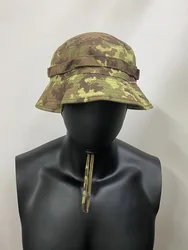 Sombrero táctico de pescador camo EMR italiano, ala corta transpirable