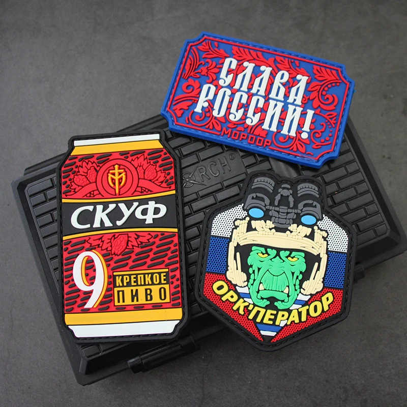 Parche Táctico PVC Rusia Glory – Insignia decorativa para chalecos y bolsas