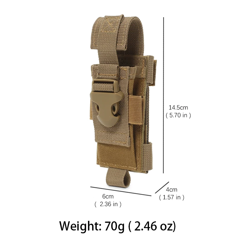 Porta Cargadores MOLLE Táctico de Nylon Ajustable para Cinturón - imagen 5