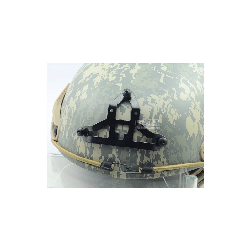 Montaje riel trípode táctico para casco protector caza exterior