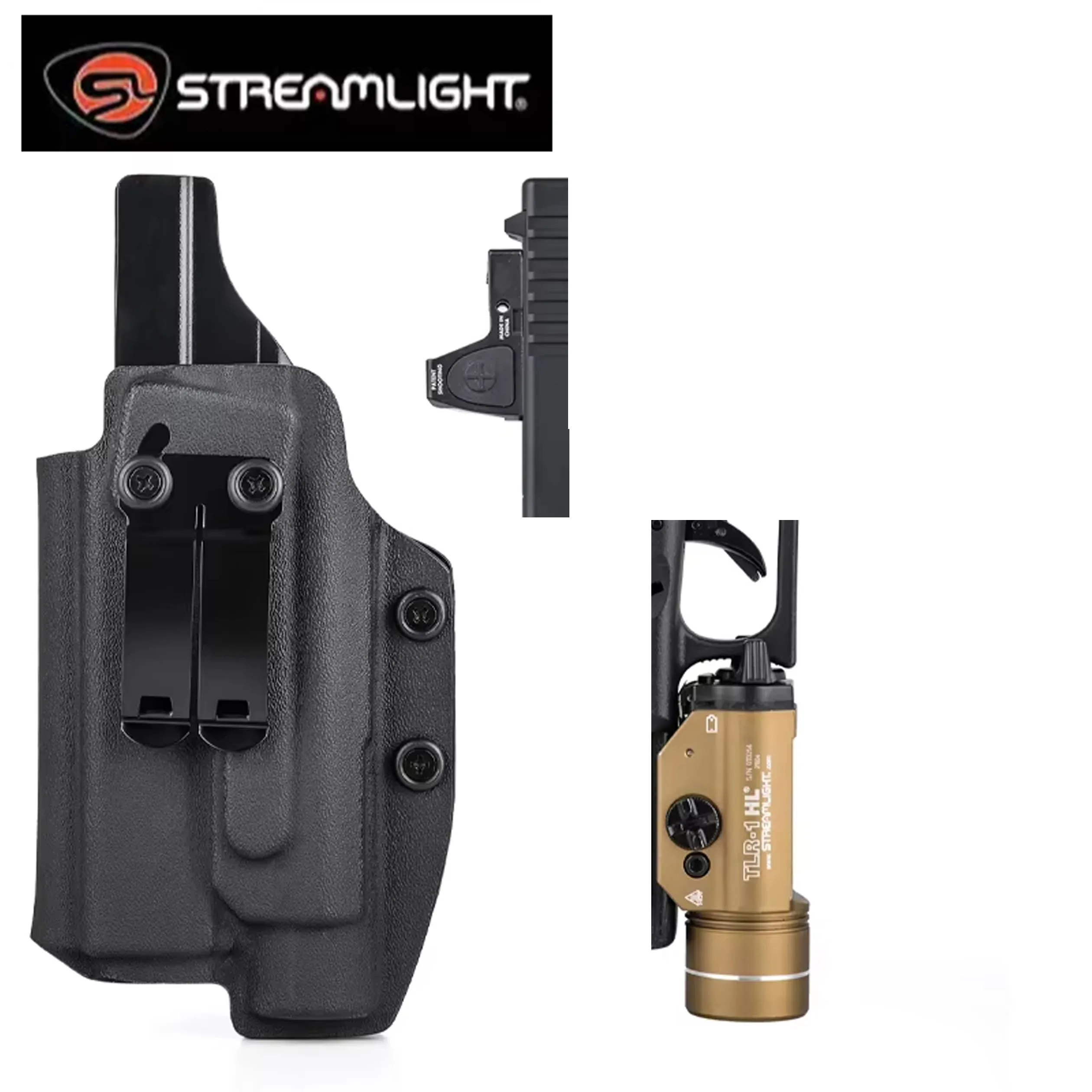 Streamlight TLR7 TLR-1HL linterna táctica con funda para cinturón - imagen 2