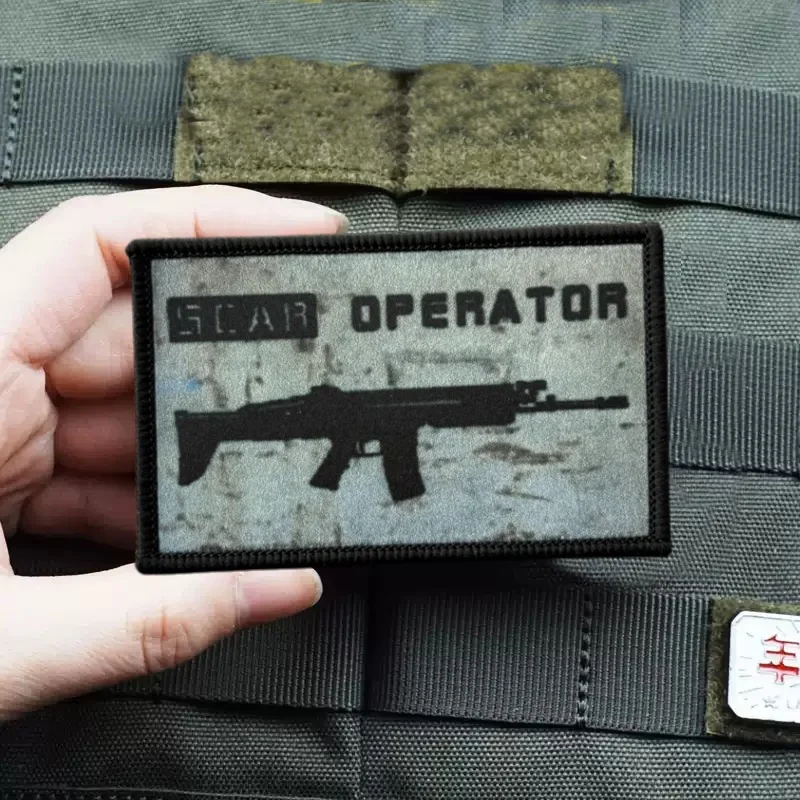 Parche militar FN FAL – Bordado táctico MOLLE Operations - imagen 5