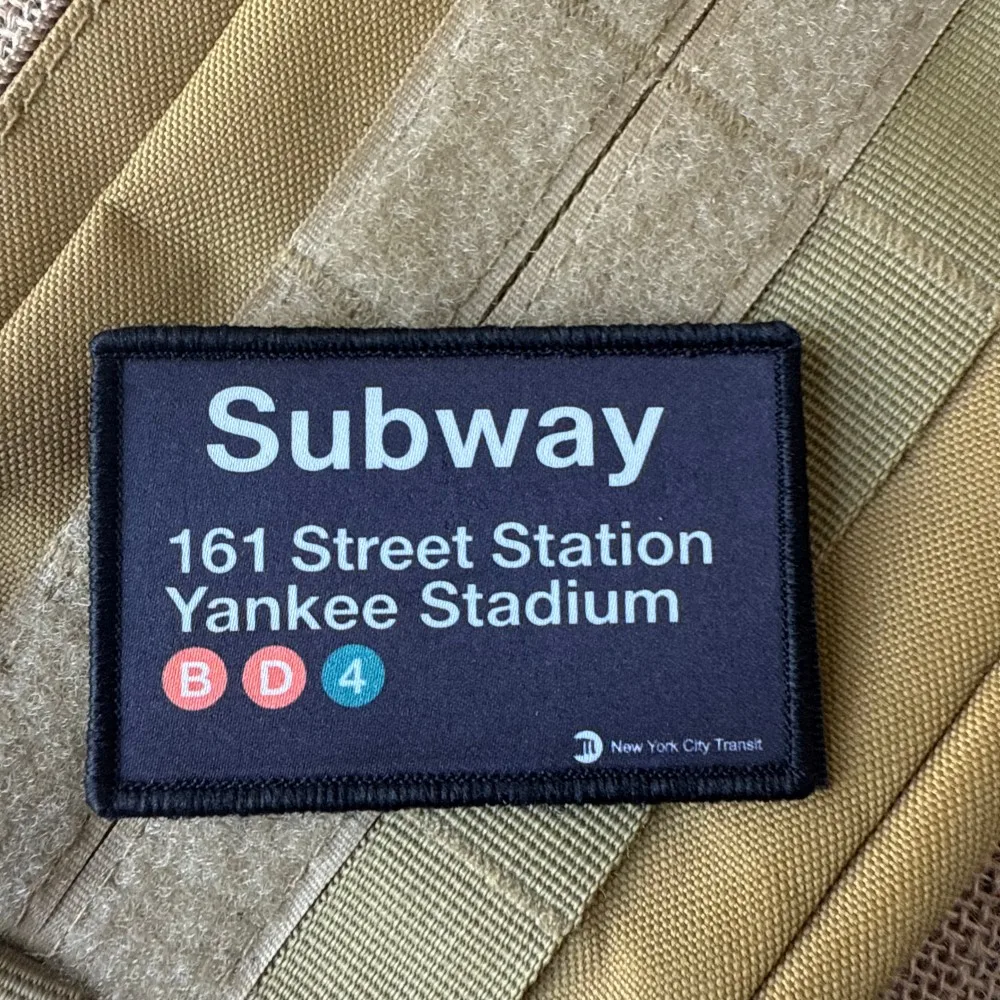 Parche táctico Yankee Stadium con gancho y bucle - imagen 2