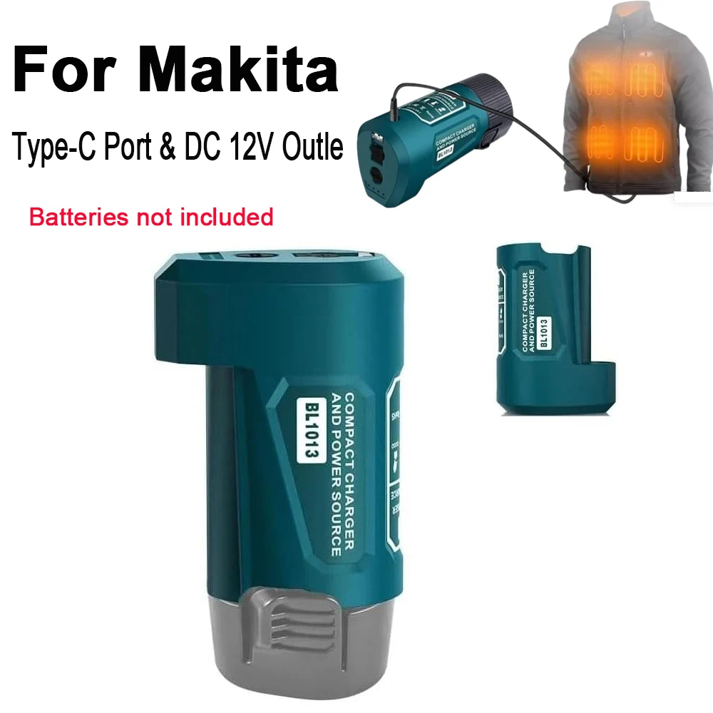 Makita cargador USB Tipo-C iones de litio para chaquetas calefactables - imagen 3