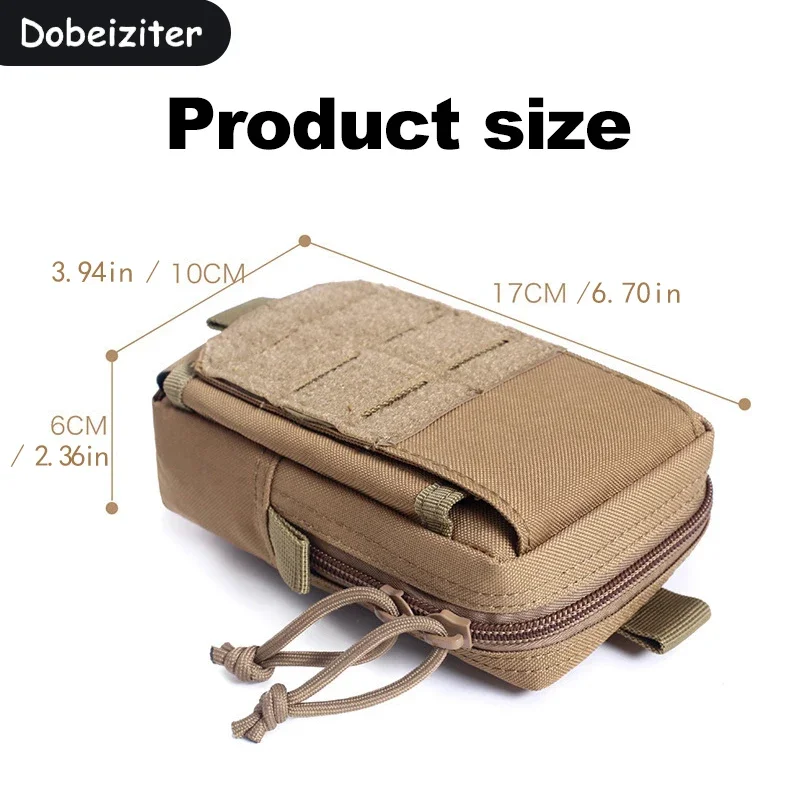 Bolsa MOLLE de cintura organizador para herramientas y móvil - imagen 4
