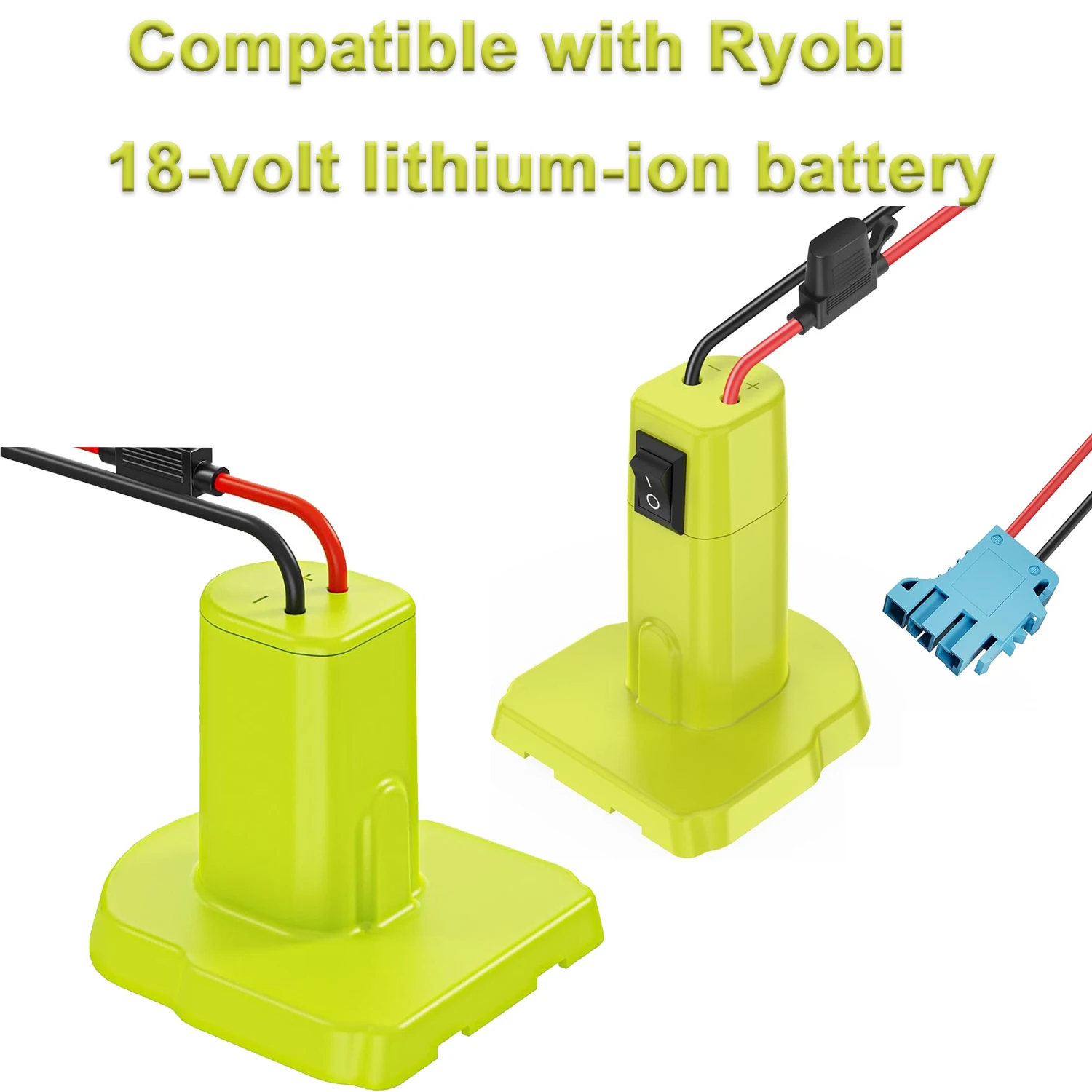 Adaptador Power Wheels para batería Ryobi compatible - imagen 2