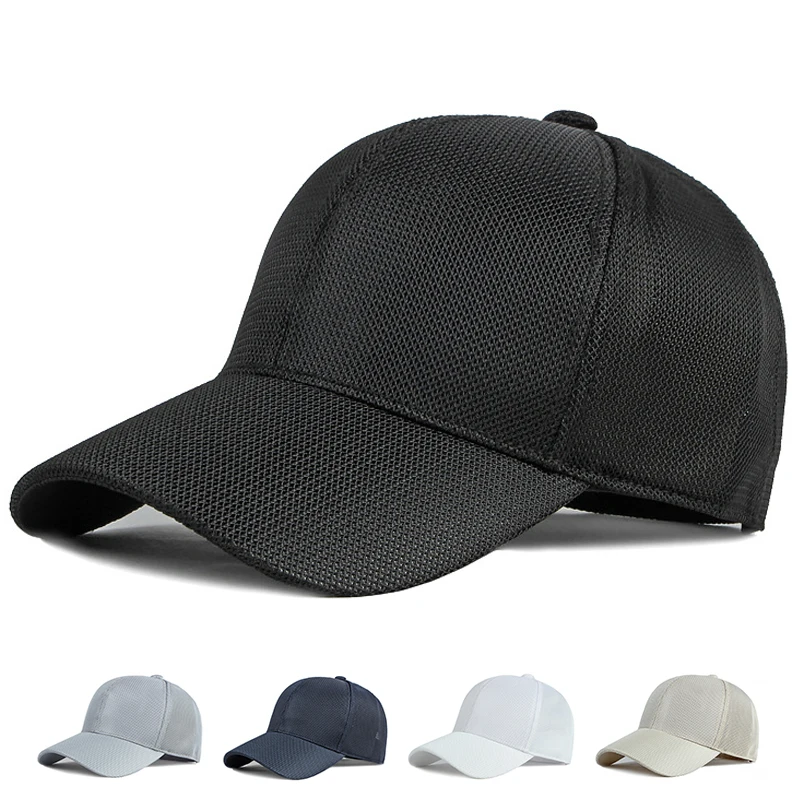 Gorra camionero transpirable de malla ajustable para exteriores