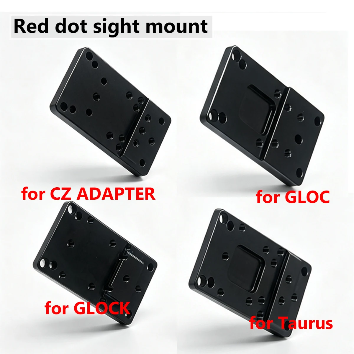 Adaptador óptico Red Dot para pistolas CZ Shadow 2, CZ 75 y GLOCK - imagen 4