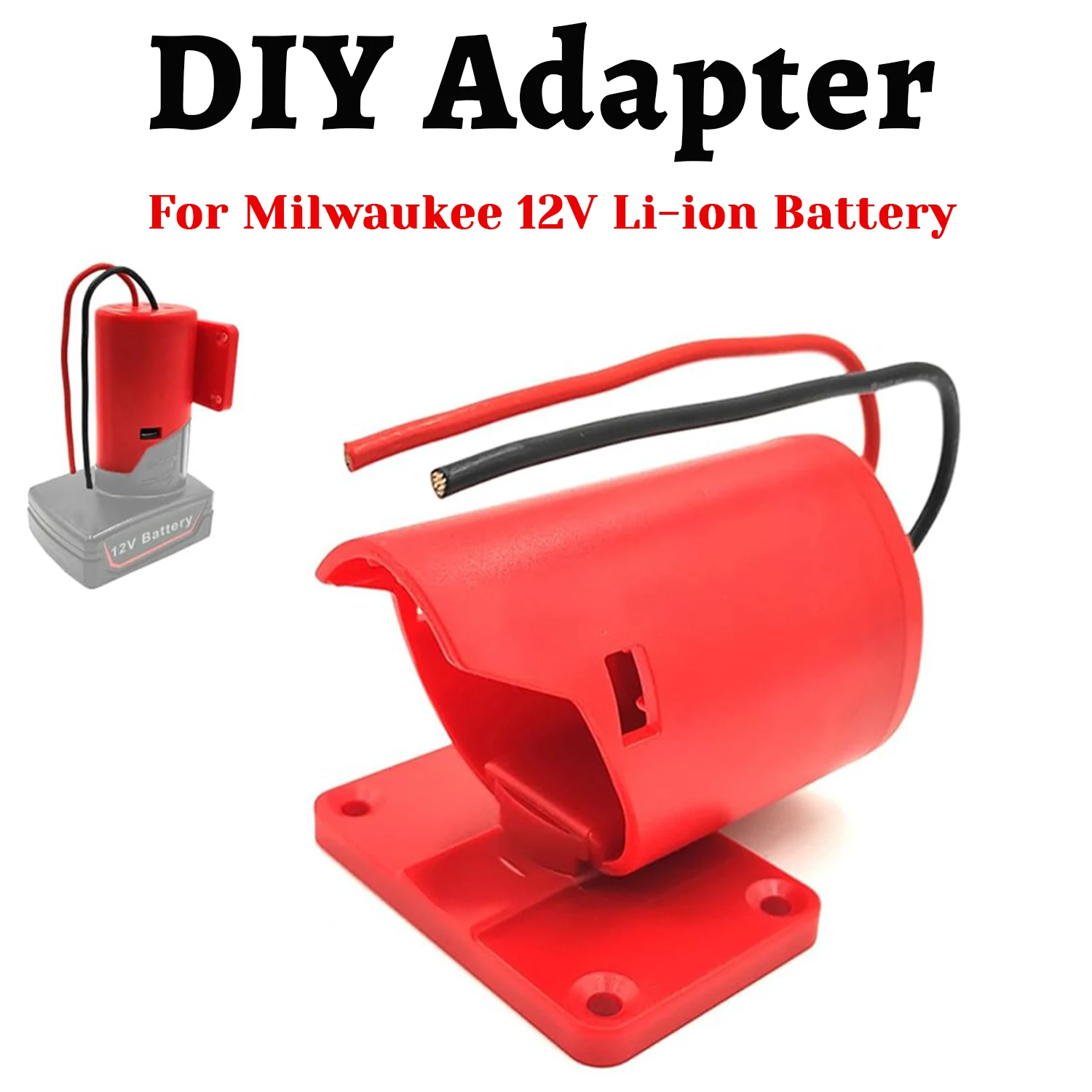 Adaptador Batería Milwaukee M12 12V – Soporte Táctico