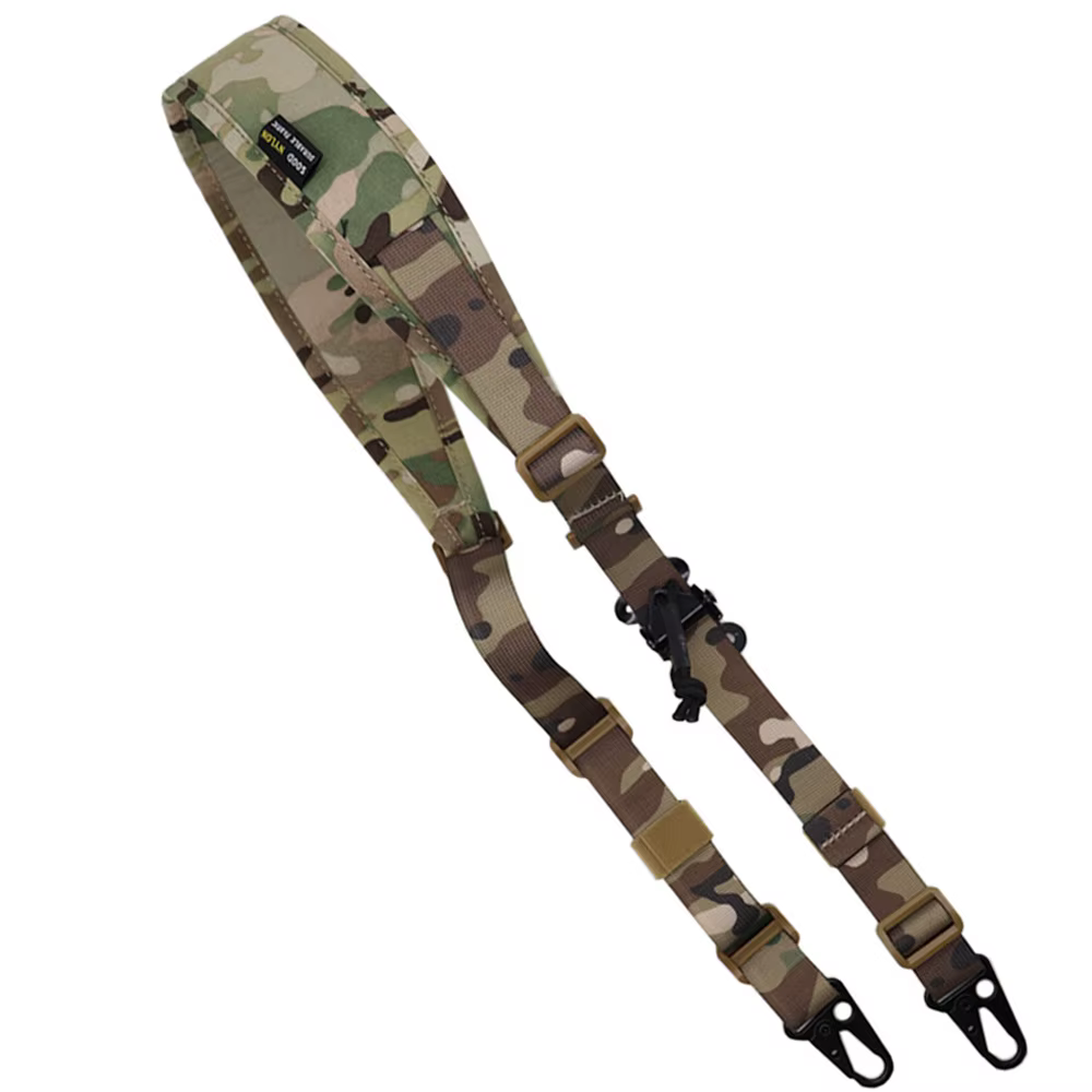 Eslinga táctica MOLLE acolchada para rifle de 2 puntos extraíble - imagen 2