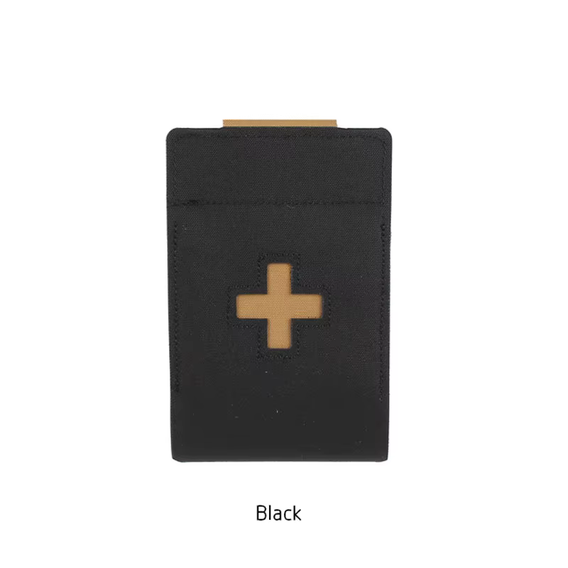 Bolsa médica compacta PEW Tactical en color negro y cian