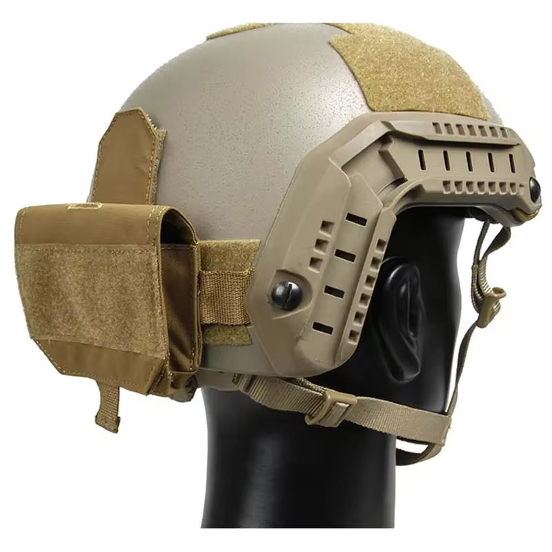 Bolsa táctica portabatería casco – sistema Molle - imagen 4
