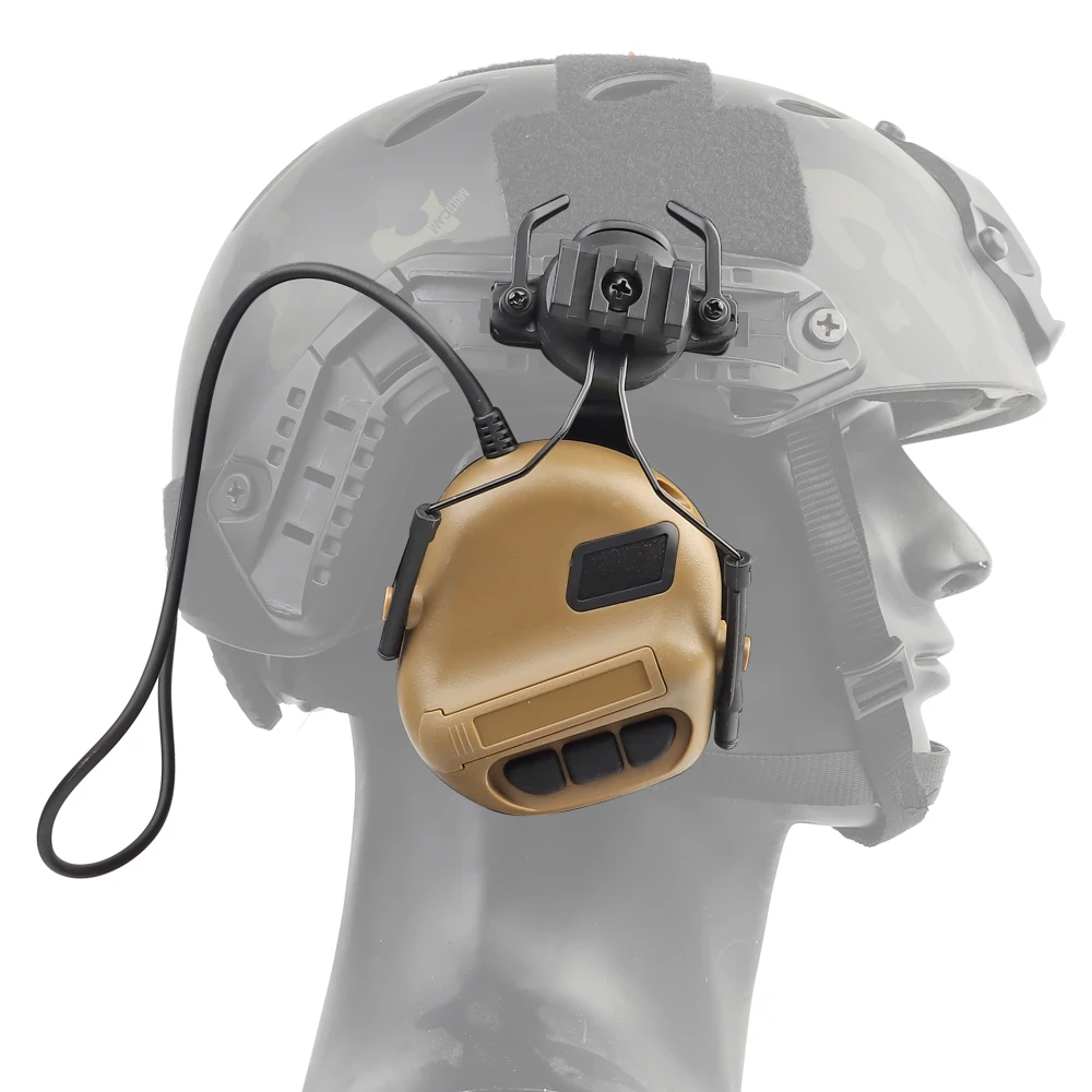 Auriculares tácticos para casco con adaptador rápido destinados a tiro - imagen 4