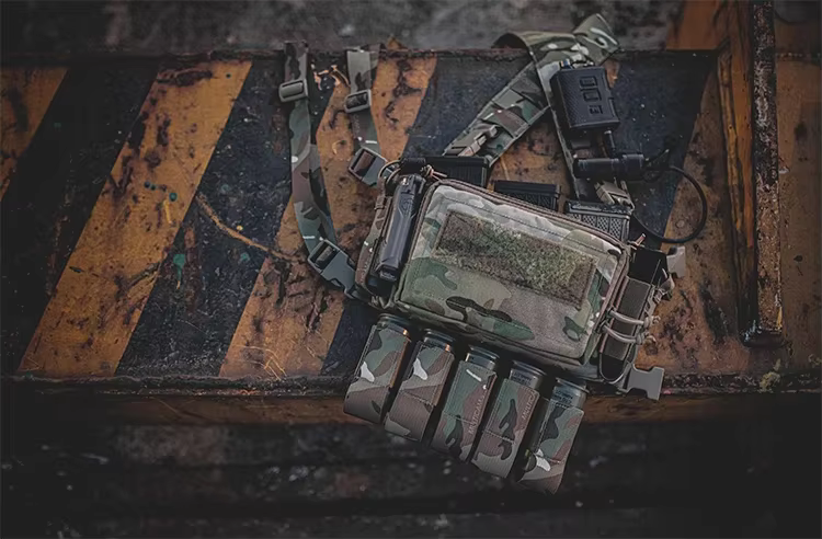 Detalle de la estructura compatible con MOLLE