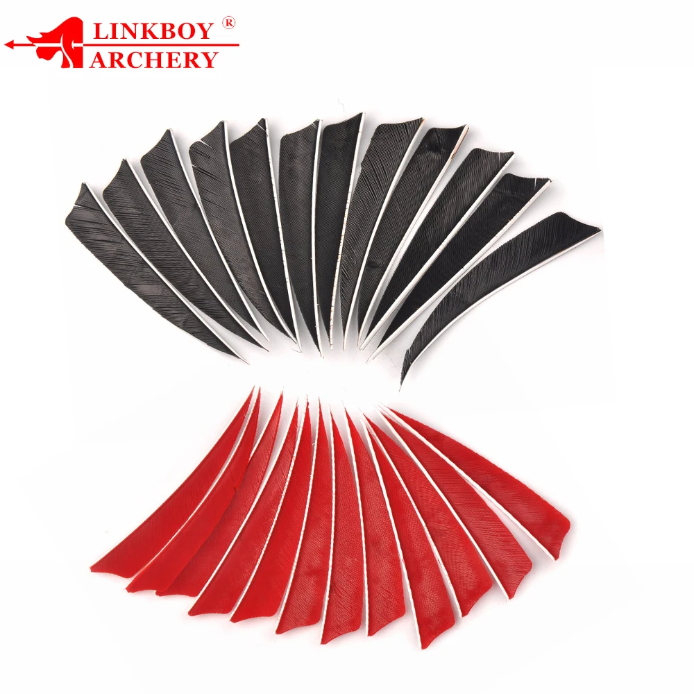 Ejemplo de conjunto de flechas con fletching