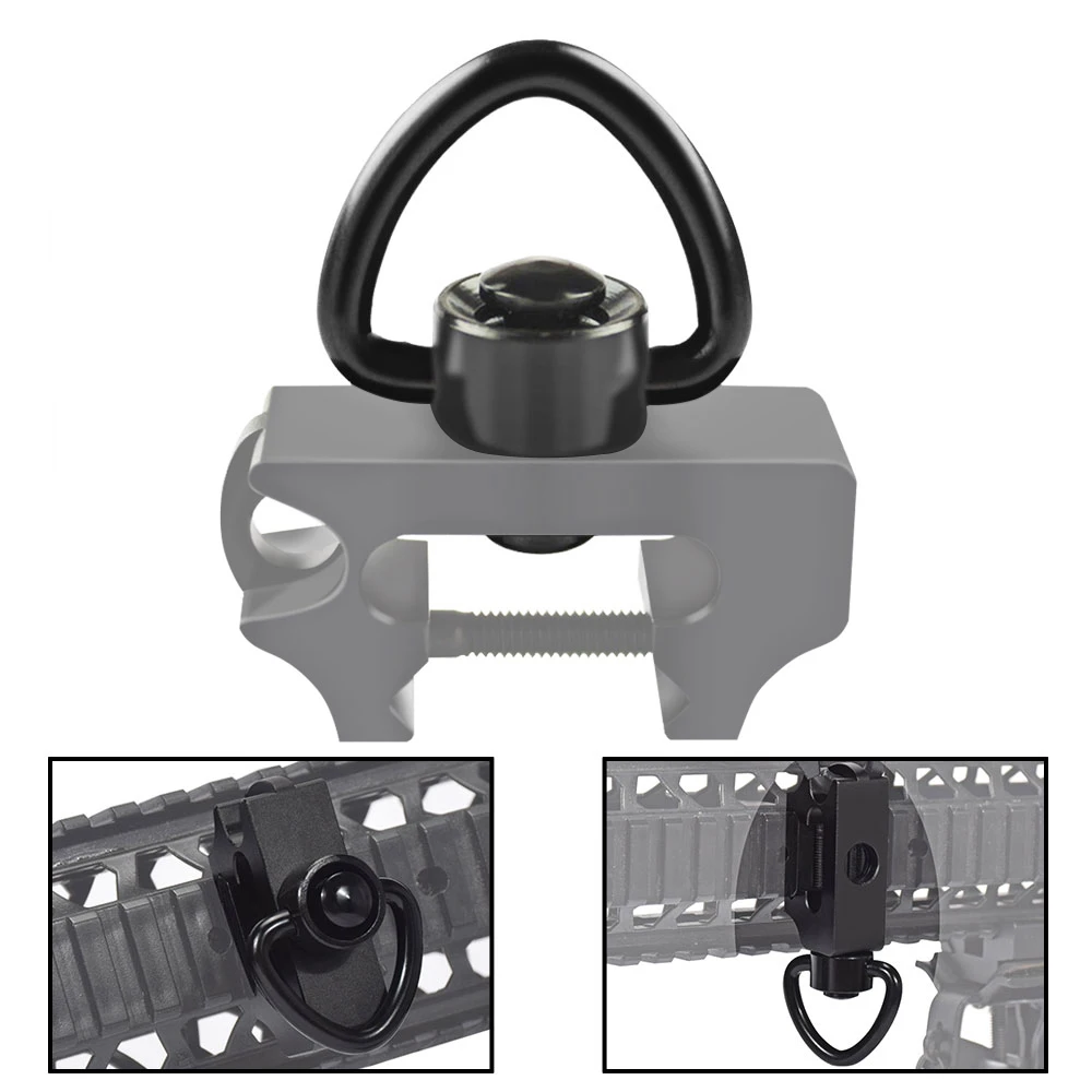 SINAIRSOFT adaptador de montaje para alcance giratorio QD caza - imagen 3