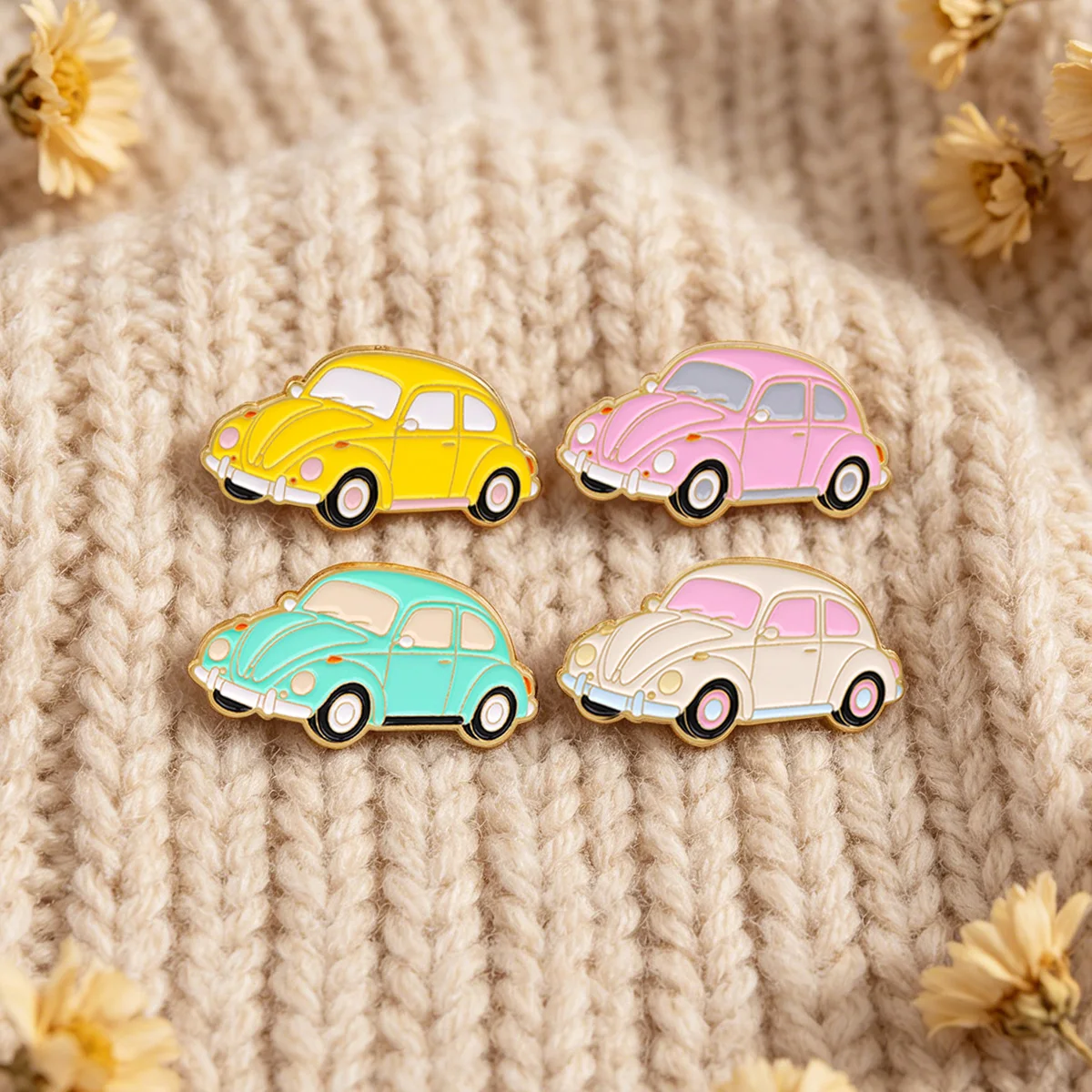 Broches de esmalte coche, pines metálicos para mochila y sombrero - imagen 3