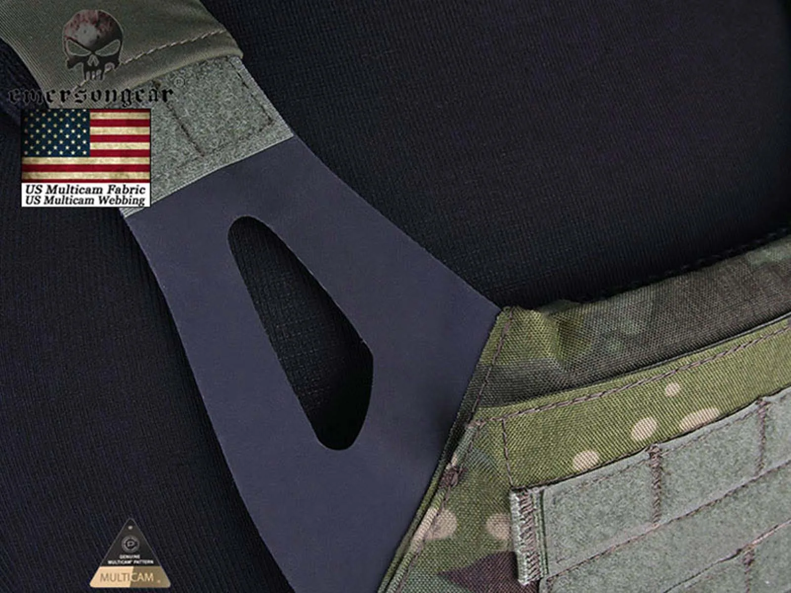 Chaleco táctico ligero Emersongear EM7344 MOLLE laser cut - imagen 4