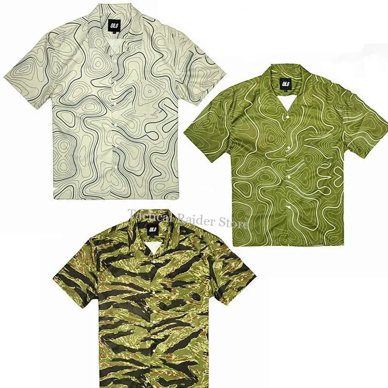 Camisa táctica hawaiana manga corta microelástica transpirable - imagen 4