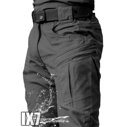 Pantalones cargo tácticos militares impermeables hombre