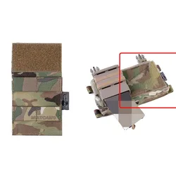 Panel portaplacas MOLLE táctico media cubierta para caza