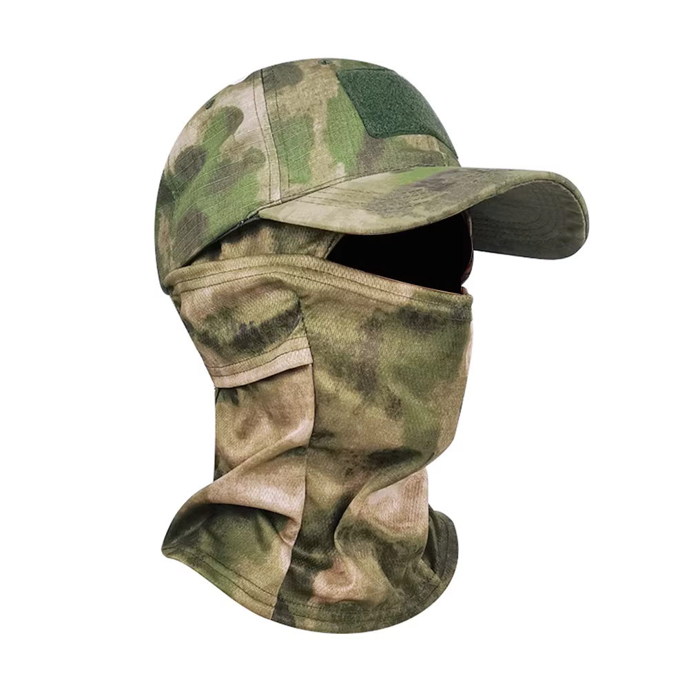 Máscara de airsoft en acción