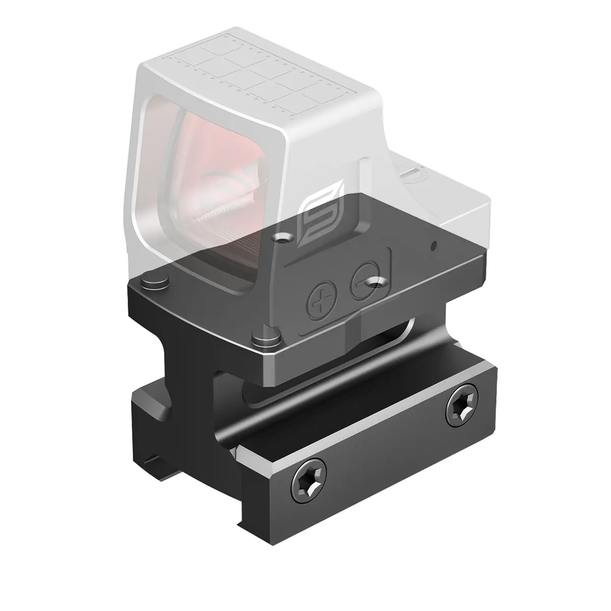Base de elevación Picatinny SPINA OPTICS aluminio para punto rojo - imagen 4