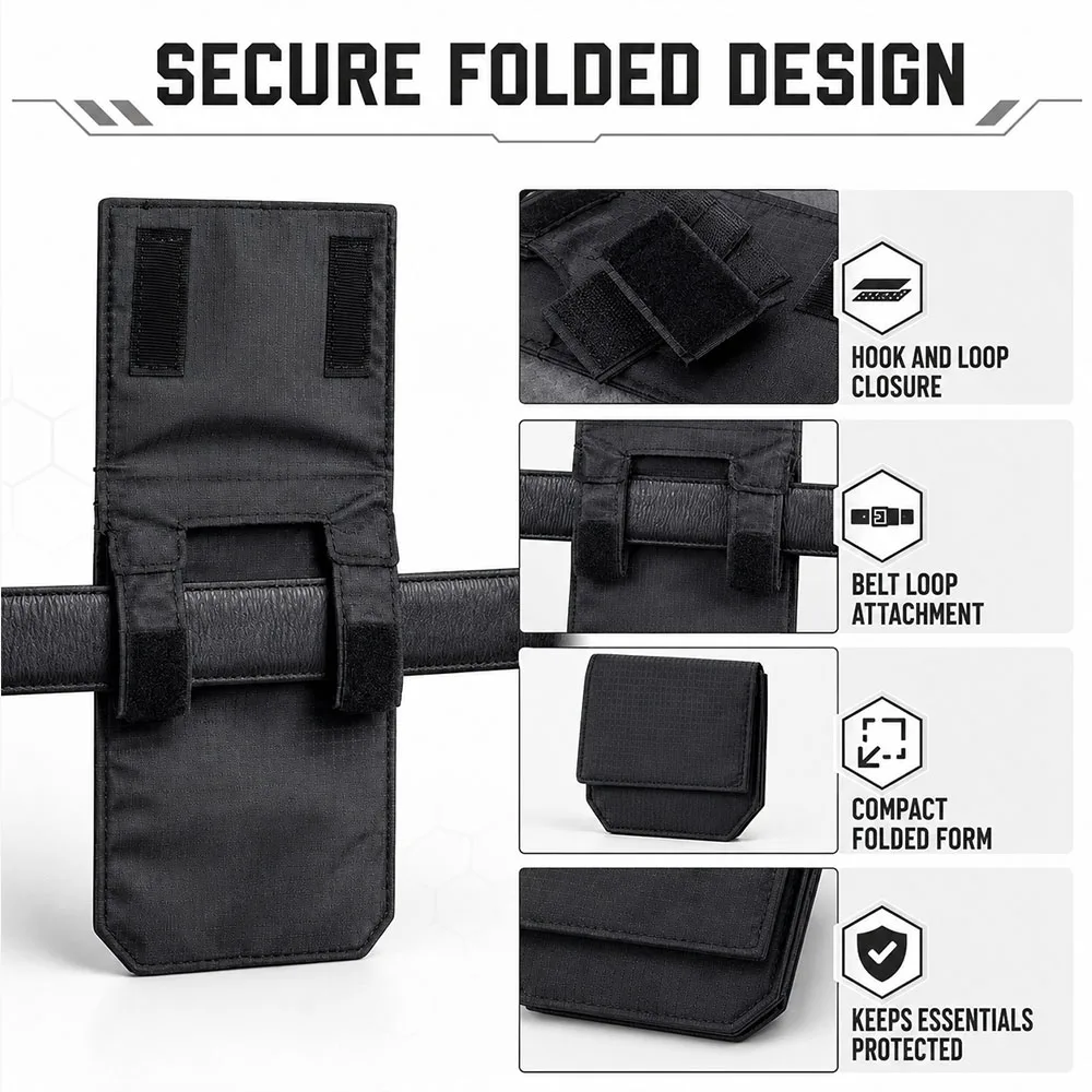 Billetera Táctica EDC Impermeable Oculta Multifuncional