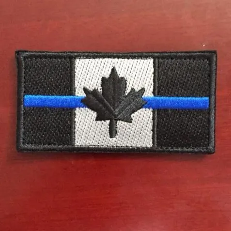 Parche gancho y bucle táctico bandera Canadá hoja de arce roja - imagen 5