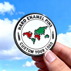 Pin de solapa metálico esmaltado duro personalizado diseño anime