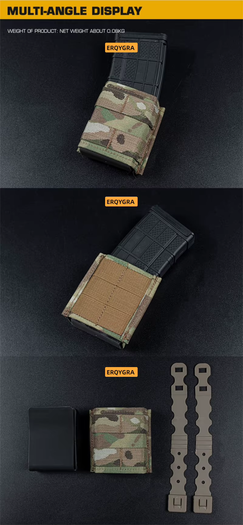 Detalle del material y la estructura rígida