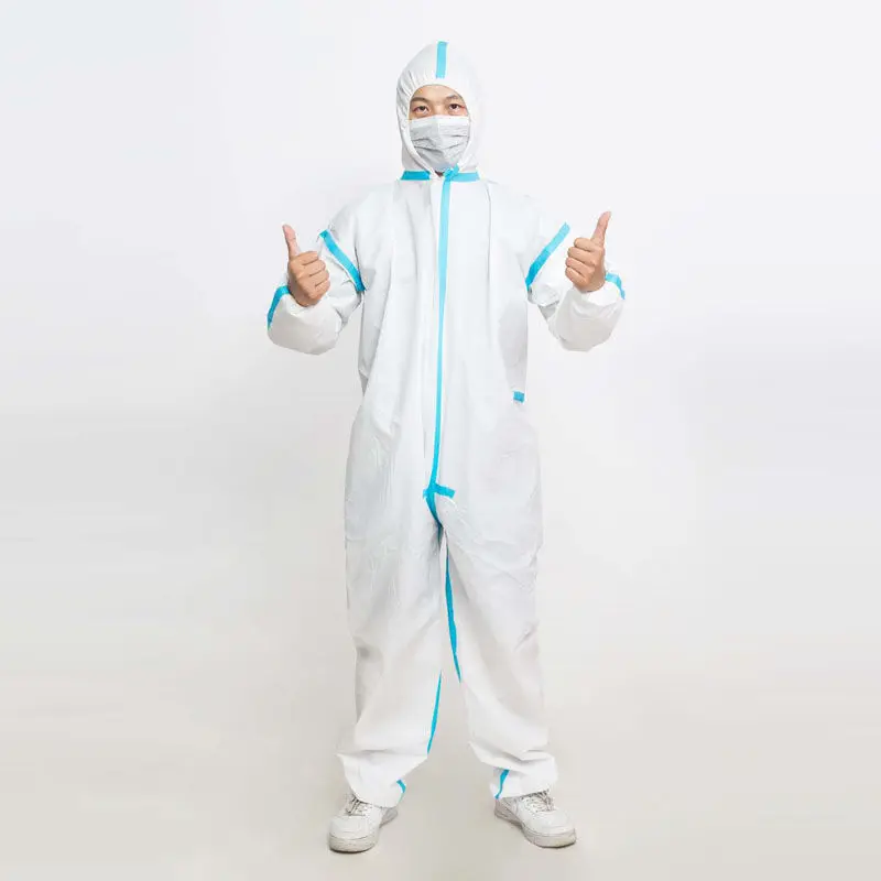 Mono Hazmat desechable EPI protección biológica antibacteriana - imagen 4